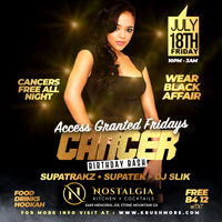 CANCER BIRTHDAY BASH